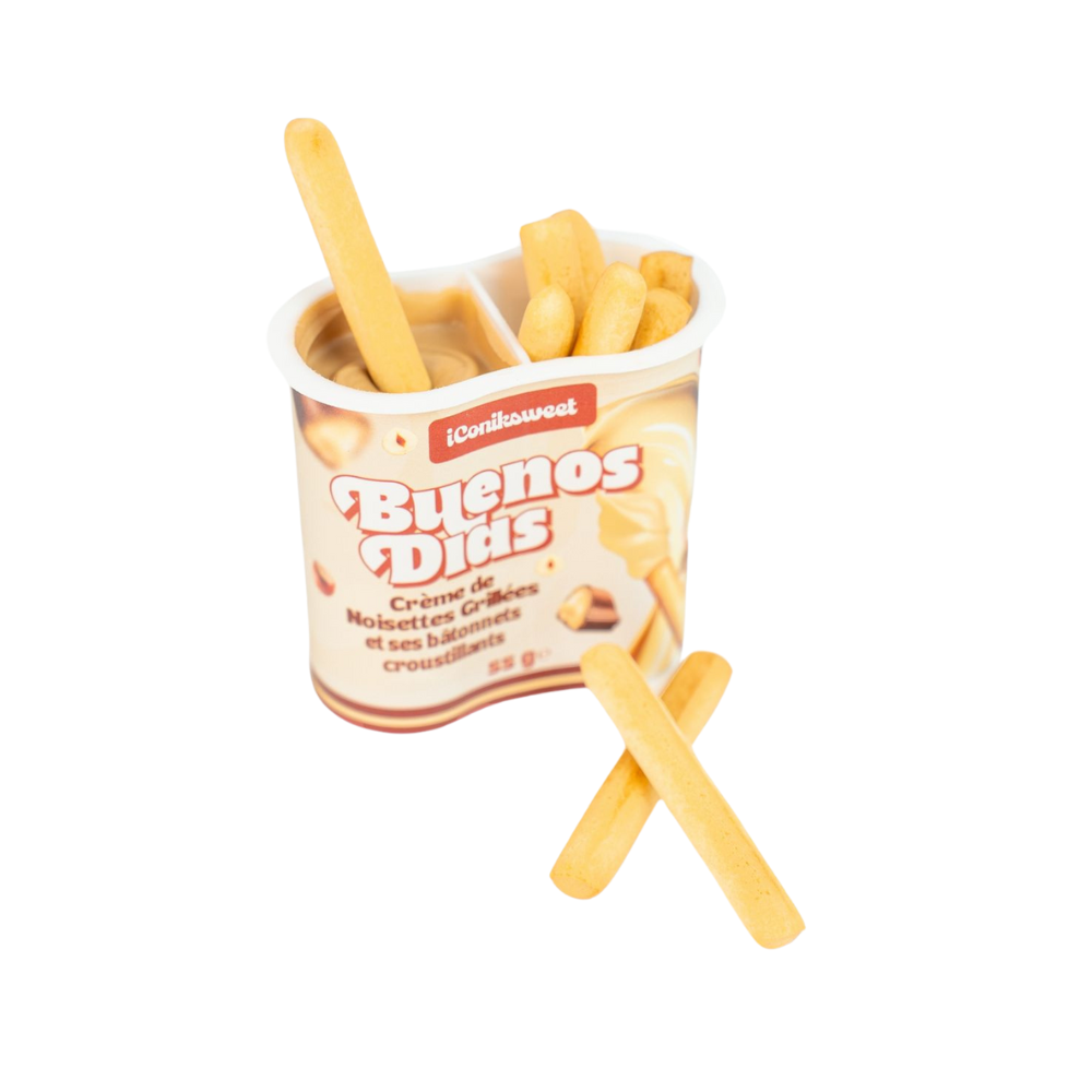 Buenos Dias Roasted Hazelnut Cream Sticks - My American Shop