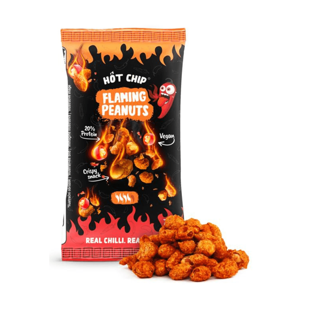 Hete Chip Pinda's Vlammen