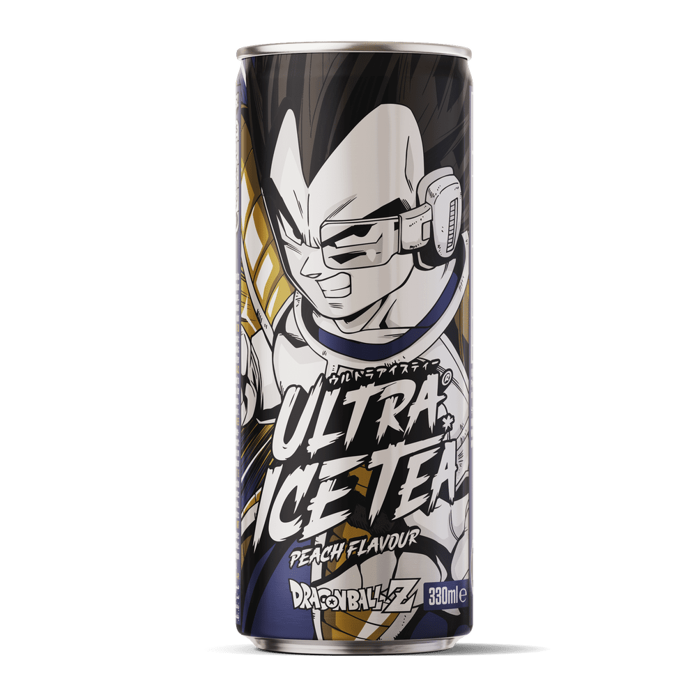 Dragon Ball Z Ultra Ice Tea Can Vegeta