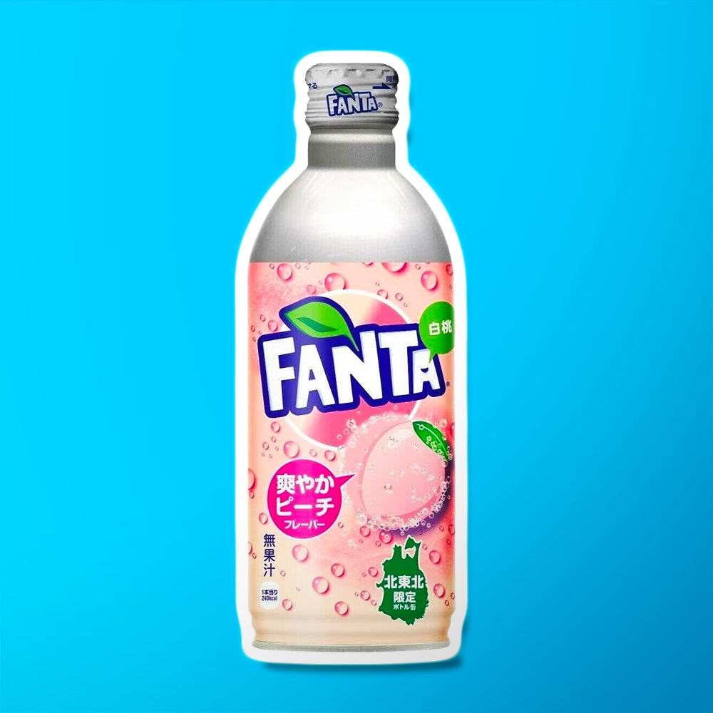 Fanta Bottle Japan White Peach - My American Shop France