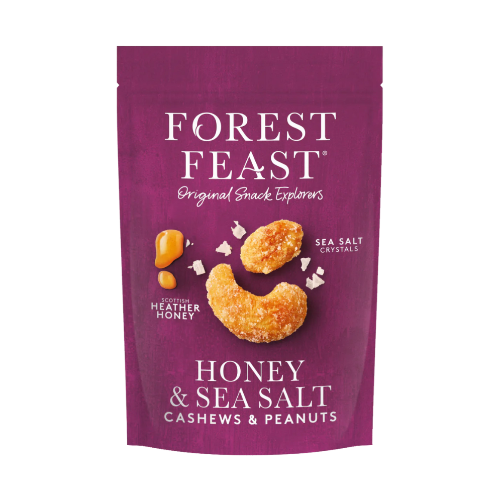 Forest Feast Honing & Zeezout Geroosterde Cashewnoten & Pinda's