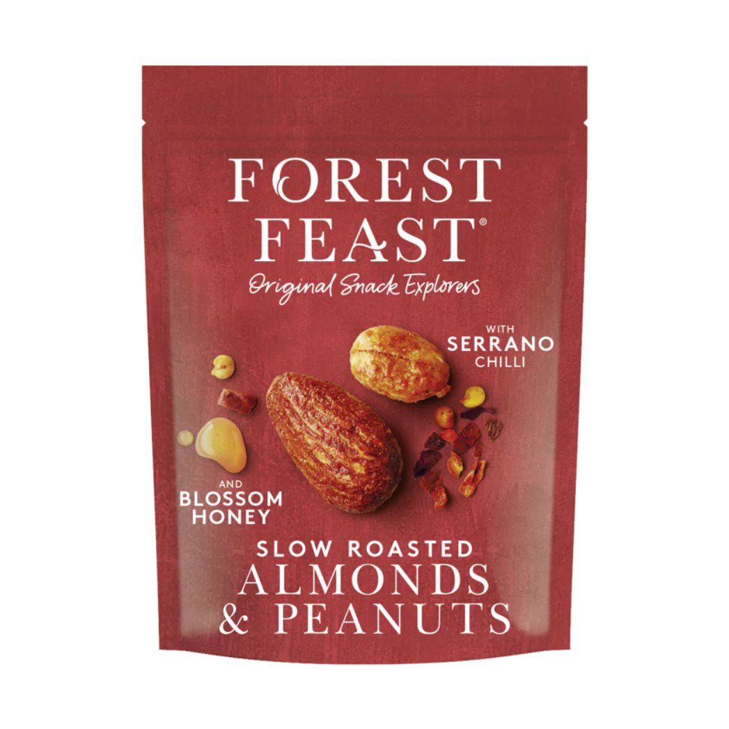 Forest Feast Serrano Chilli Honey Almonds & Peanuts - My American Shop