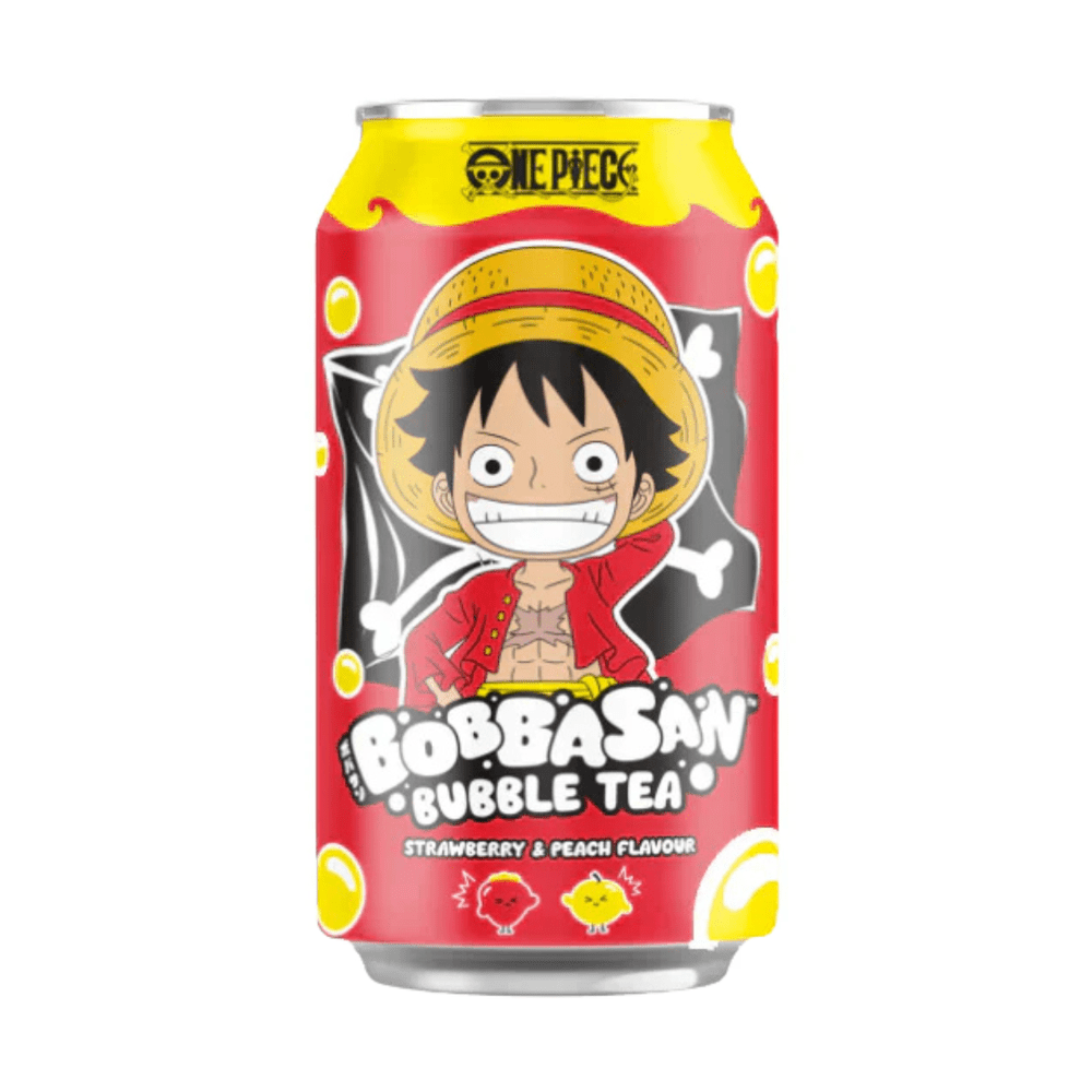 Luffy Bubble Tea Perzik & Aardbei
