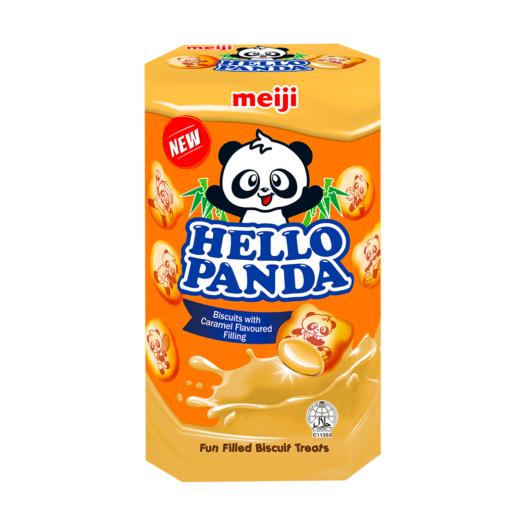 Meiji Hallo Panda Karamel