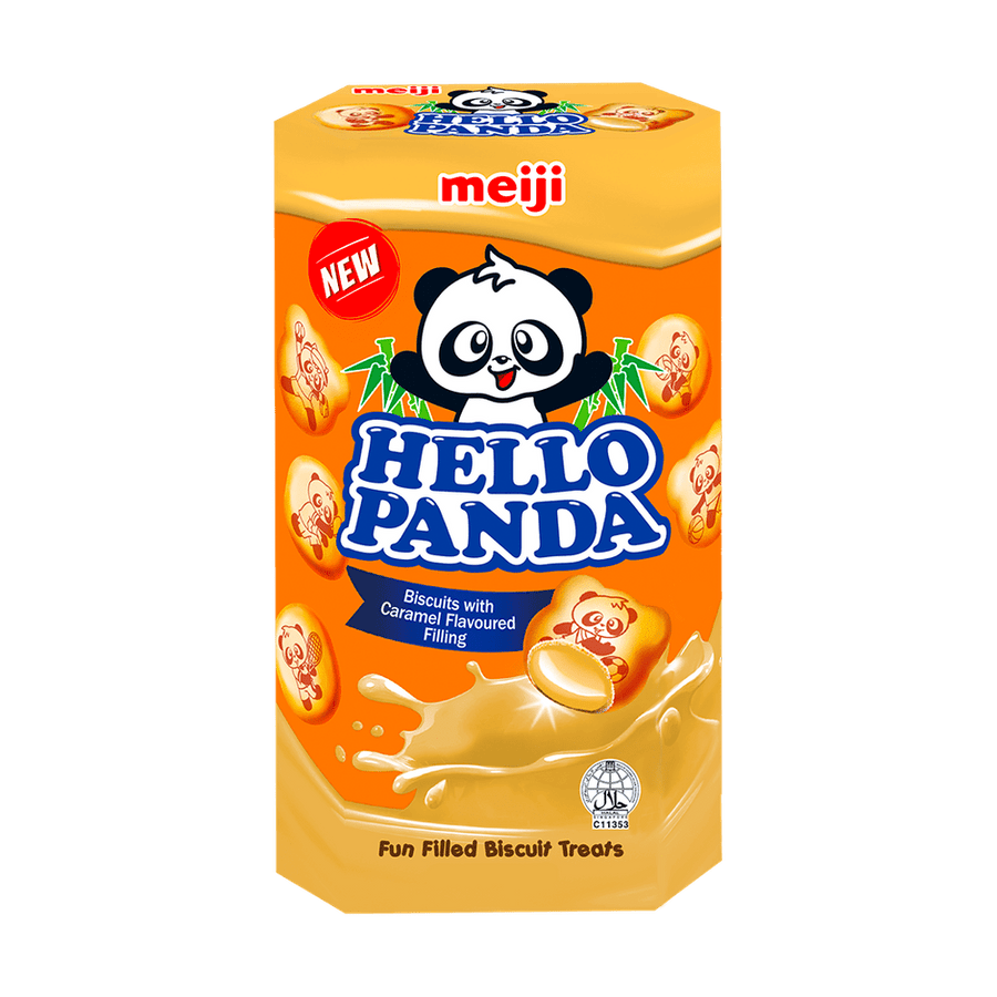 Hello Pandqa Meiji Hello Panda Caramel