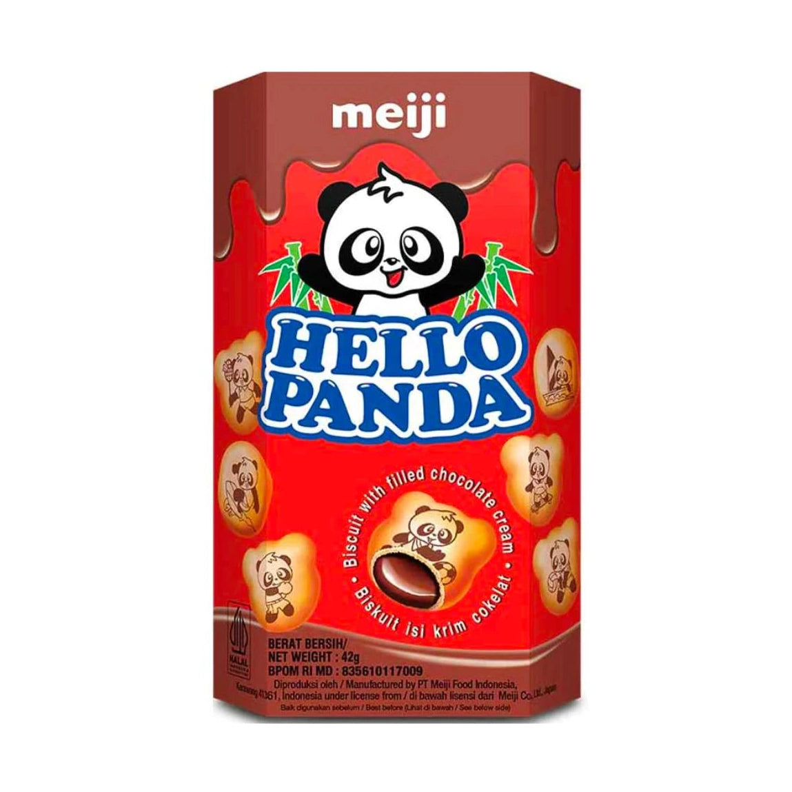 Meiji Hallo Panda Chocolade