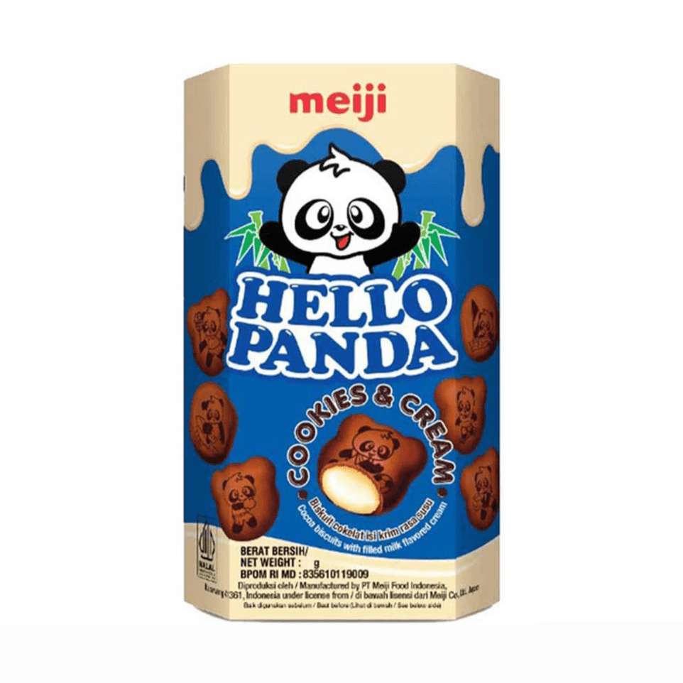 Meiji Hallo Panda Koekje en Room