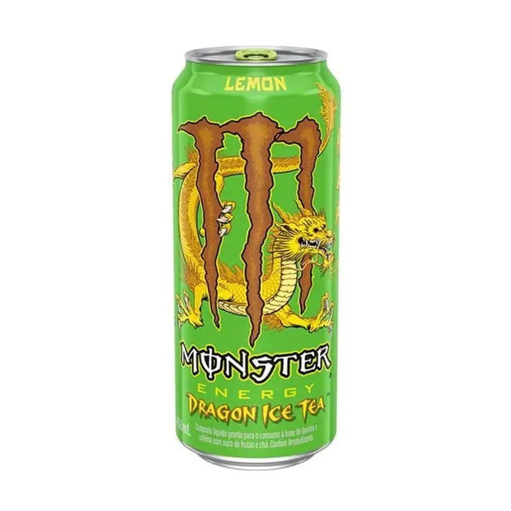 Monster Dragon Ice Tea Lemon Brésil 473ml : thé glacé citron eau de coco açaï guarana