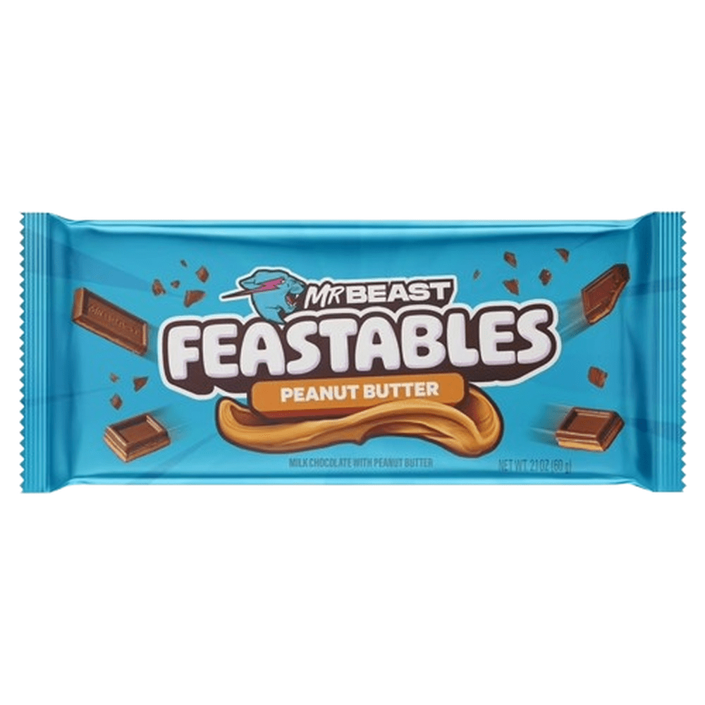 Mr Beast Feastables Chocolade Pindakaas