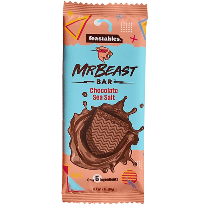 MrBeast Feastables Chocolate Bar Sea Salt