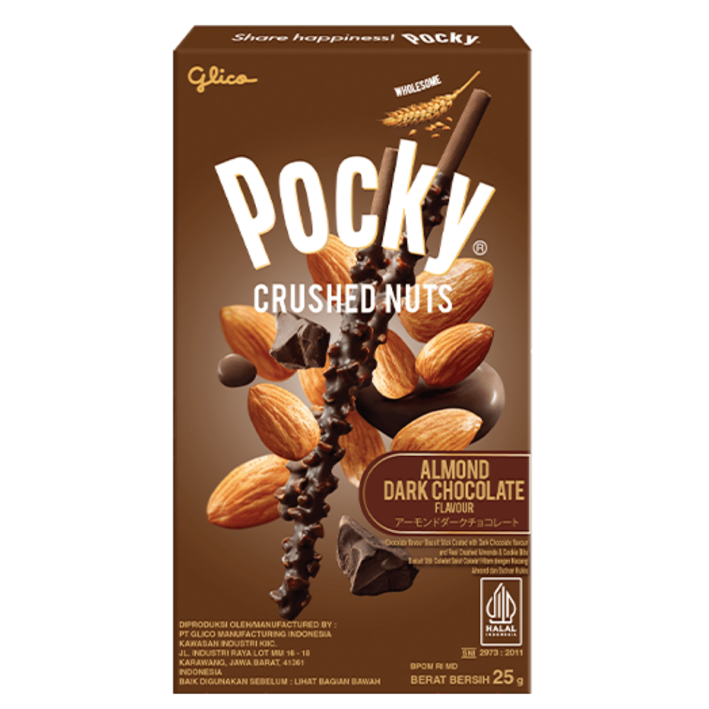 Pocky amandel pure chocolade