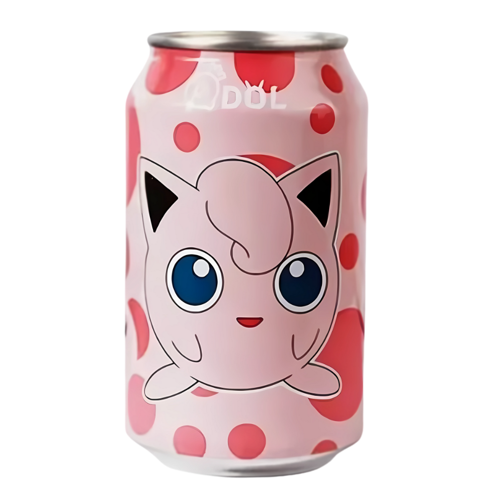 QDOL Pokemon Jigglypuff Peach Flavoured Sparkling Water