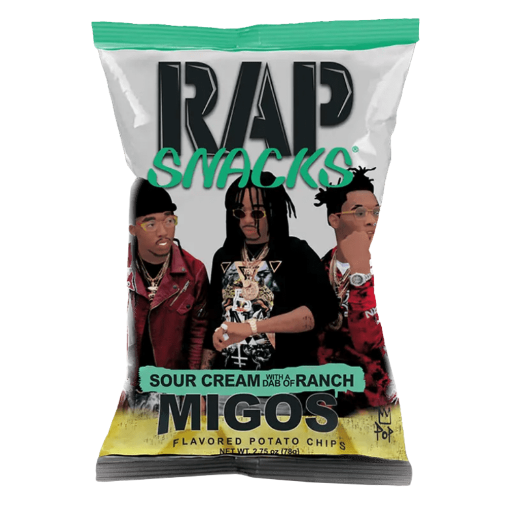 Rap Snacks Chips Migos Sour Cream & Ranch