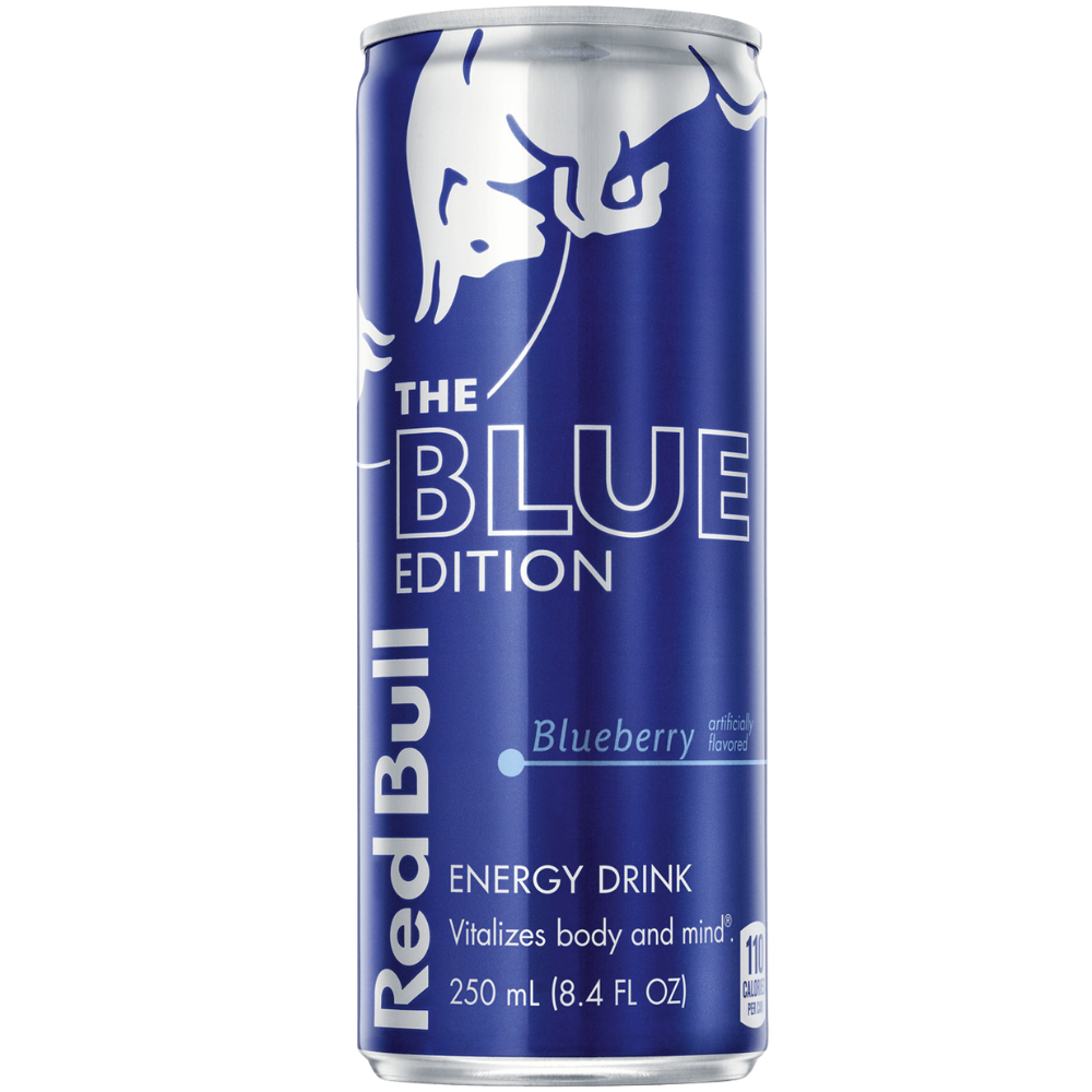 Red Bull Energy Drink Blue Edition Blueberry