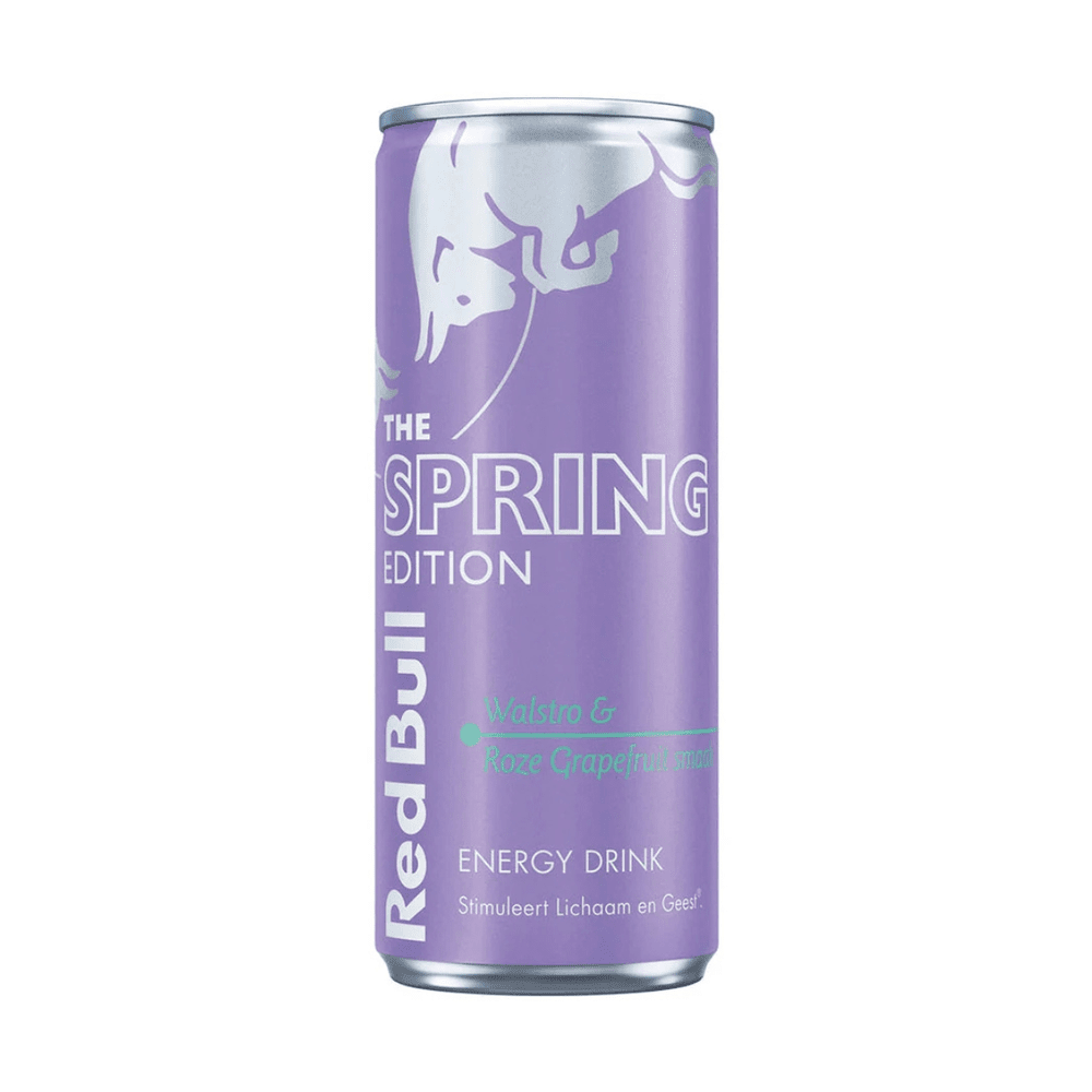 <tc>Red Bull</tc> Energiedrankje voorjaarseditie Woodruff &  Roze grapefruit