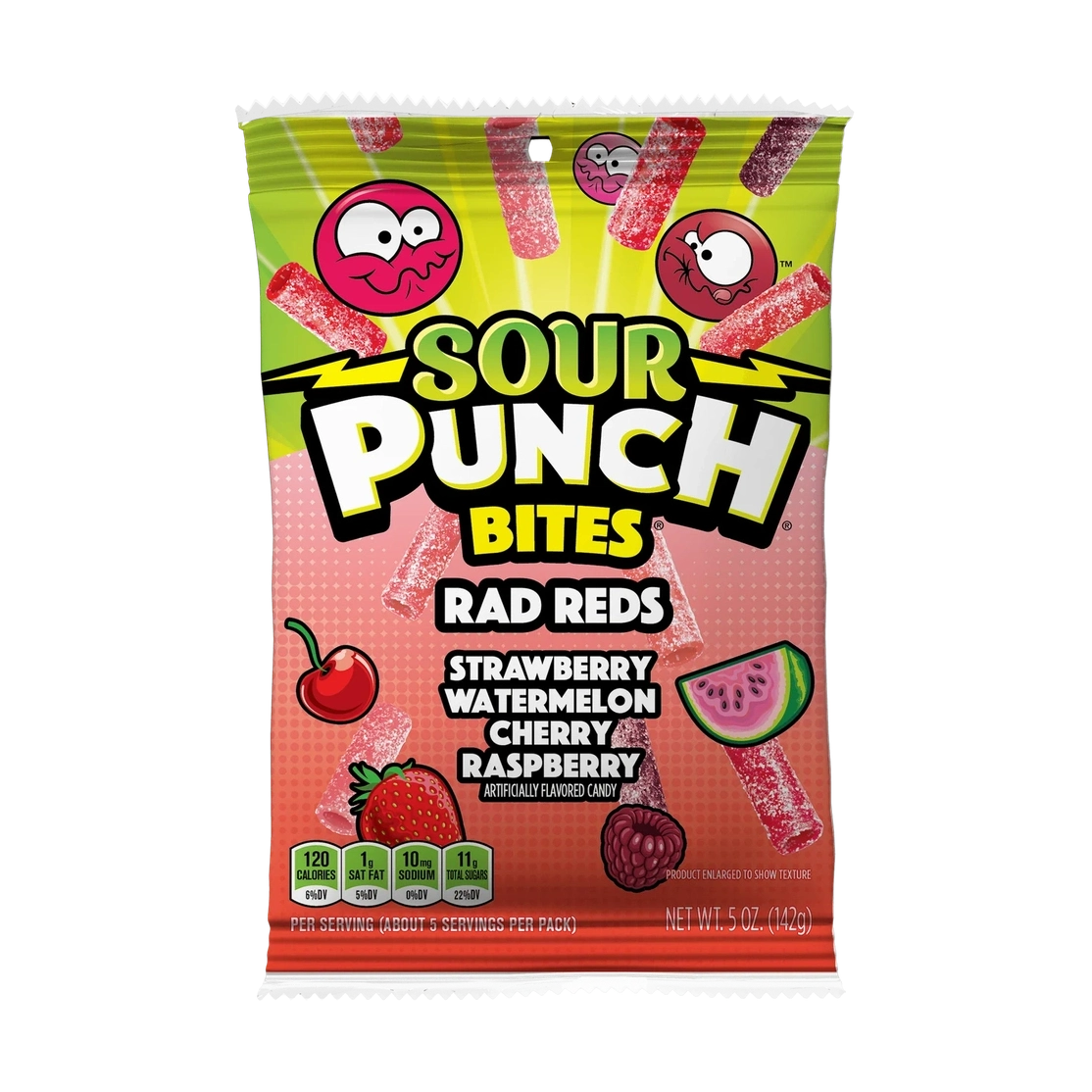 Sour Punch Bites Rad Reds - My American Shop