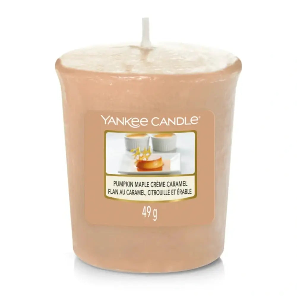 Yankee Candle Pumpkin Maple Crème Caramel Votive
