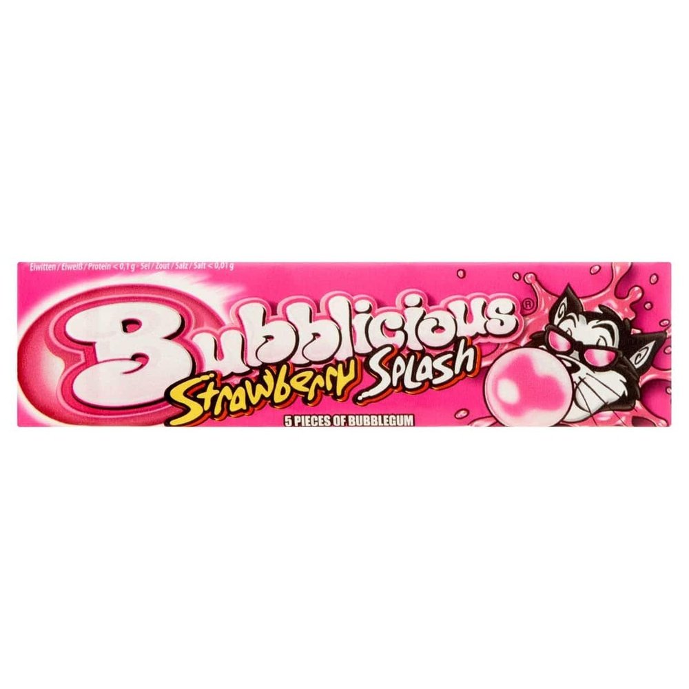 Bubblicious Bubblegum Strawberry Splash - My American Shop