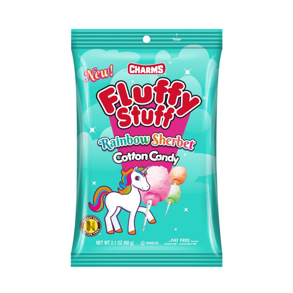 Charm's Fluffy Stuff Suikerspin Regenboogsorbet