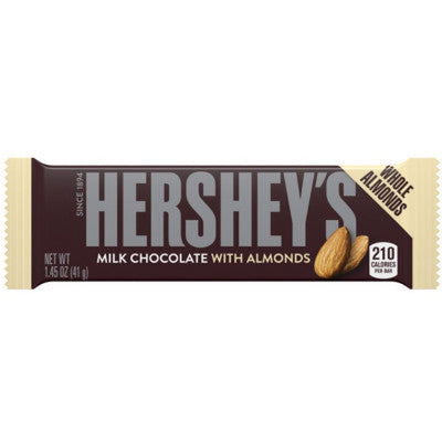 Hershey's Bar Milk Chocolate & Almonds - My American Shop