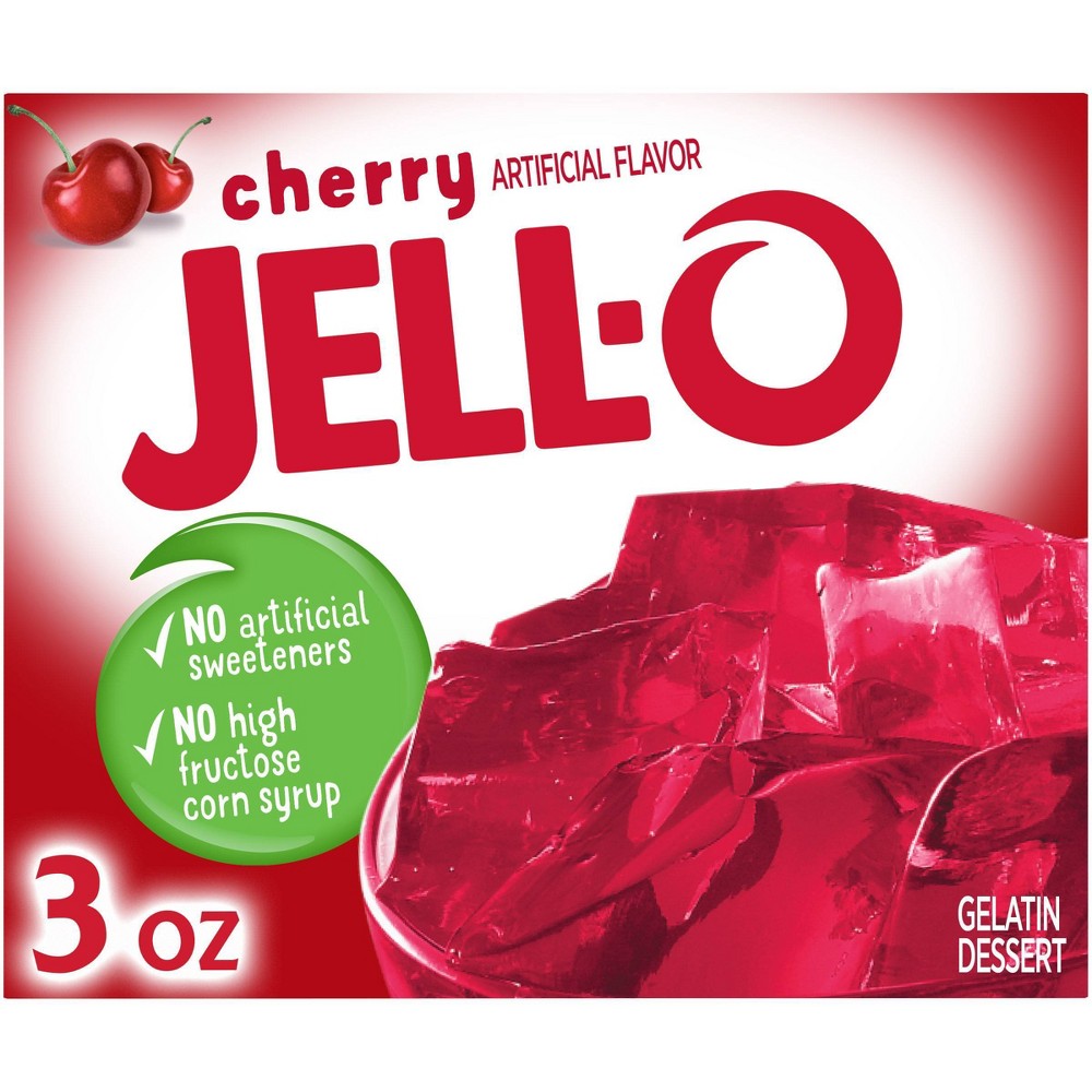 Jell-O Gelatin Cherry - My American Shop
