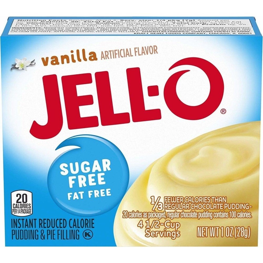 Jell-O Pudding & Pie Filling Vanilla Sugar Free - My American Shop