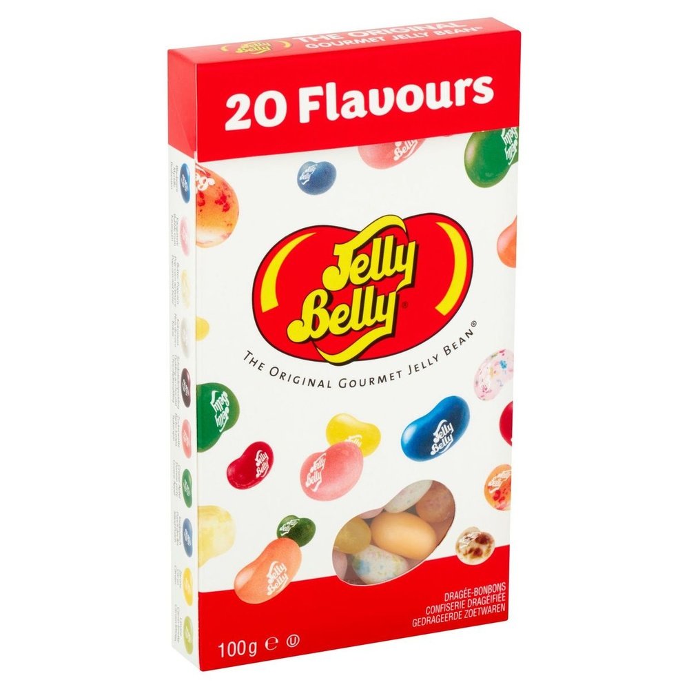 JELLY BELLY BEANS 20 FLAVOURS FLIP TOP BOX - My American Shop