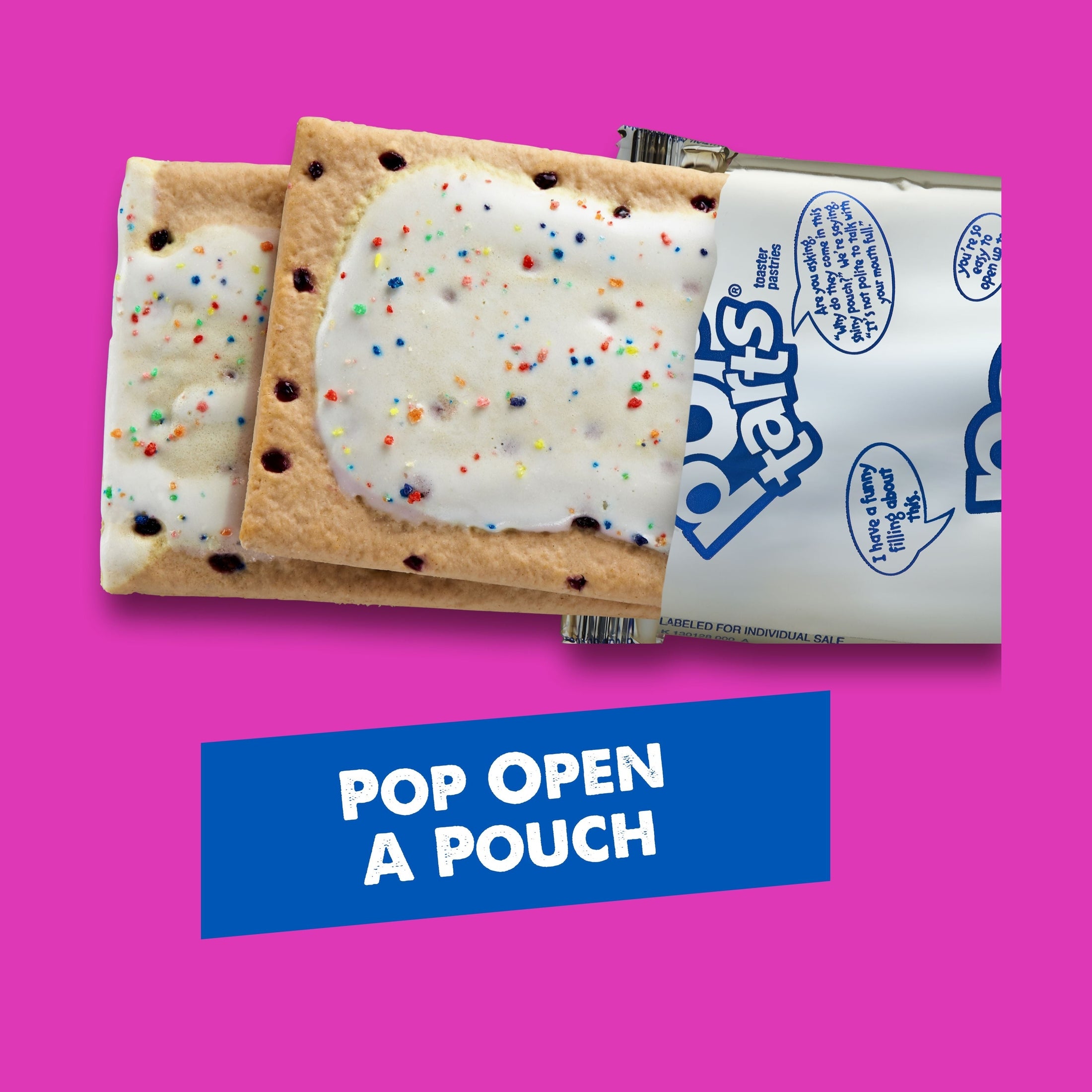 Kellogg's Pop Tarts Frosted Blueberry Klein