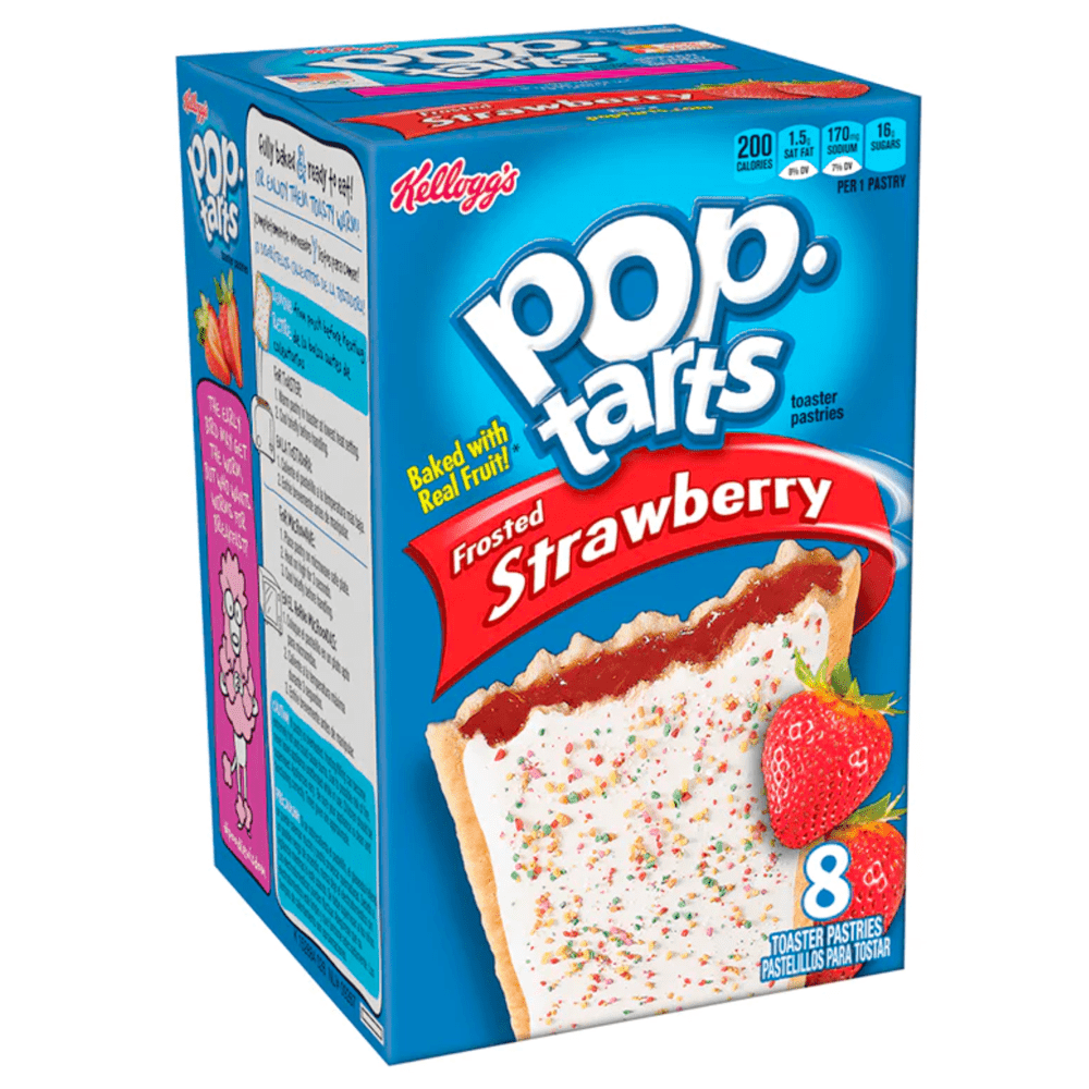 Kellogg's Pop Tarts Frosted Strawberry Big - My American Shop France