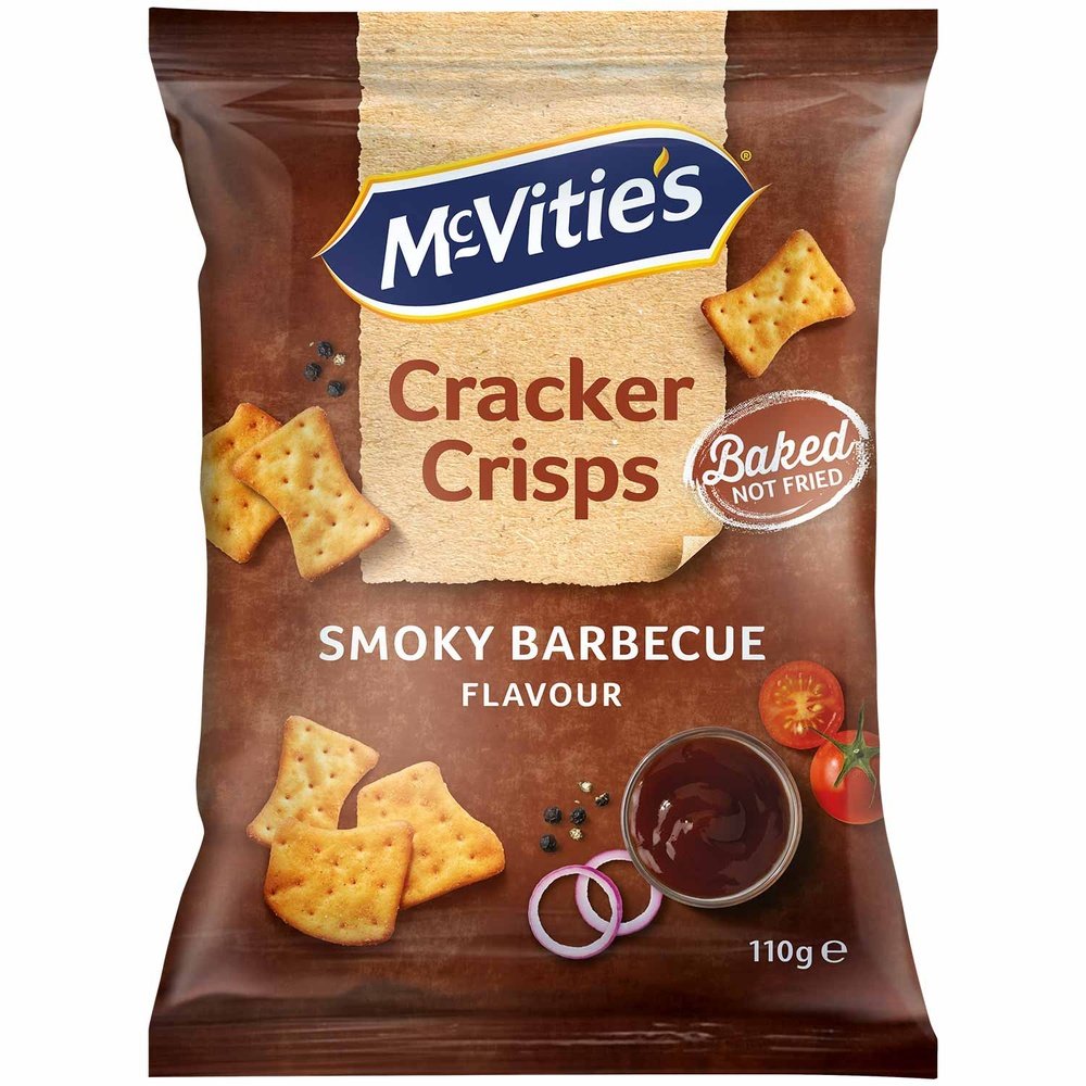 McVities Cracker Crisps Smoky Barbecue - My American Shop