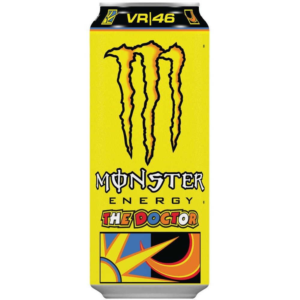 Monster Energy The Doctor VR46 Valentino Rossi : canette édition spéciale collector agrumes