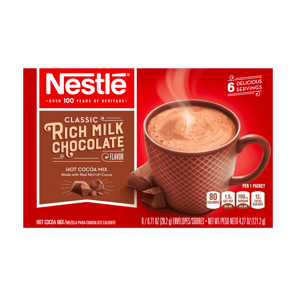 Nestle Rich Milk Chocolate Hot Cocoa Mix - My American Shop France