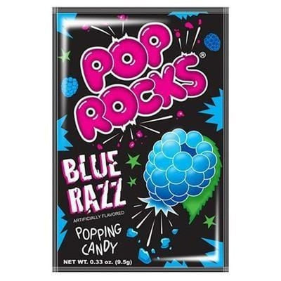 POP ROCKS BONBONS PÉTILLANTS À LA FRAMBOISE BLEUE - My American Shop