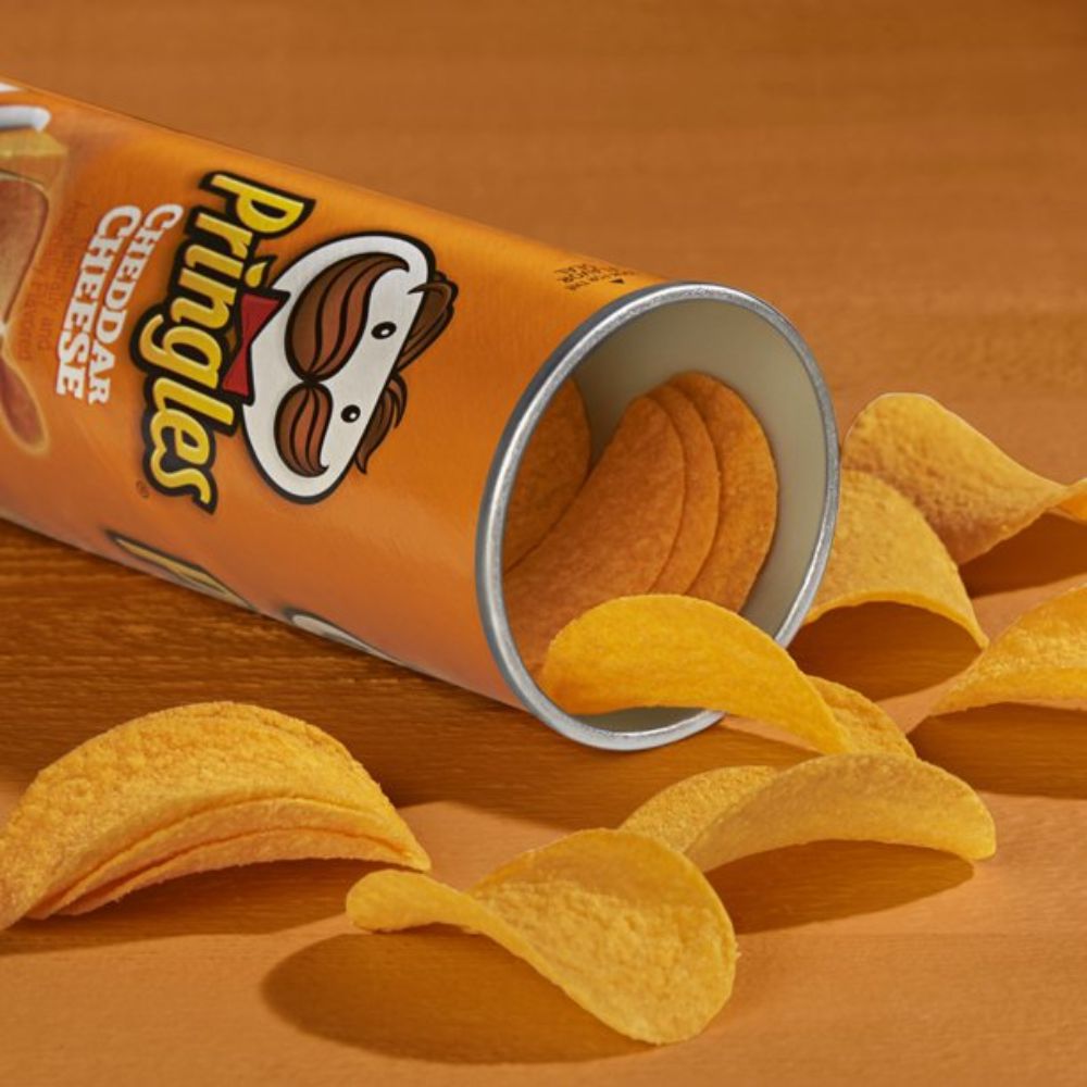 PRINGLES CHEDDAR CHEESE CHIPS - My American Shop