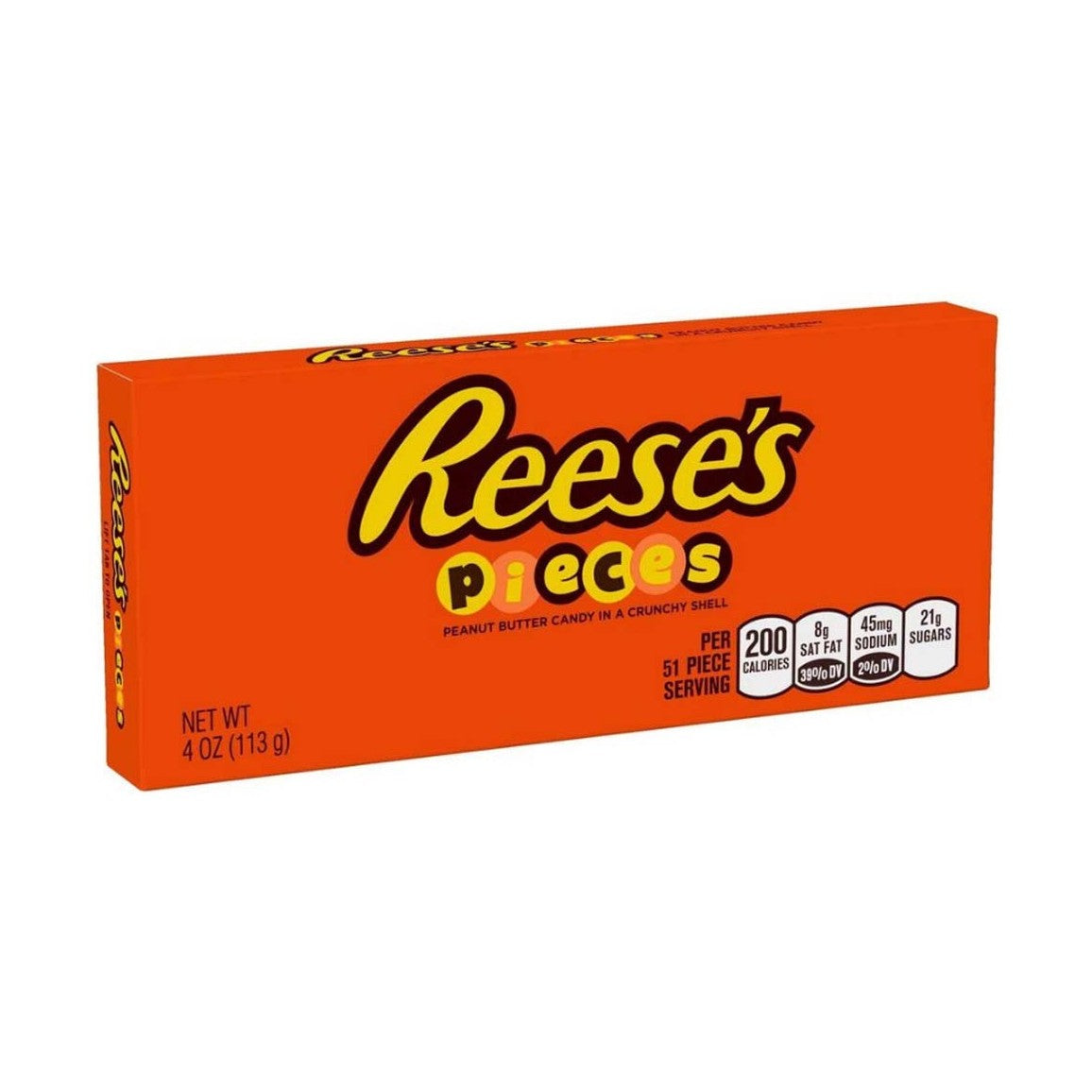 Reese's Pieces Peanut Butter Crunchy Shell Box Big - My American Shop