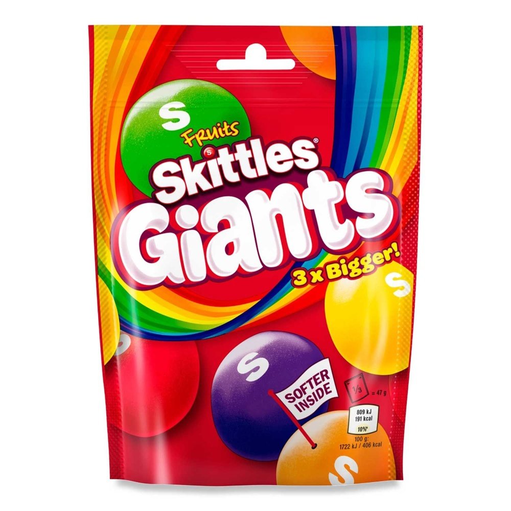 Skittles Giants Fruits Big - My American Shop France
