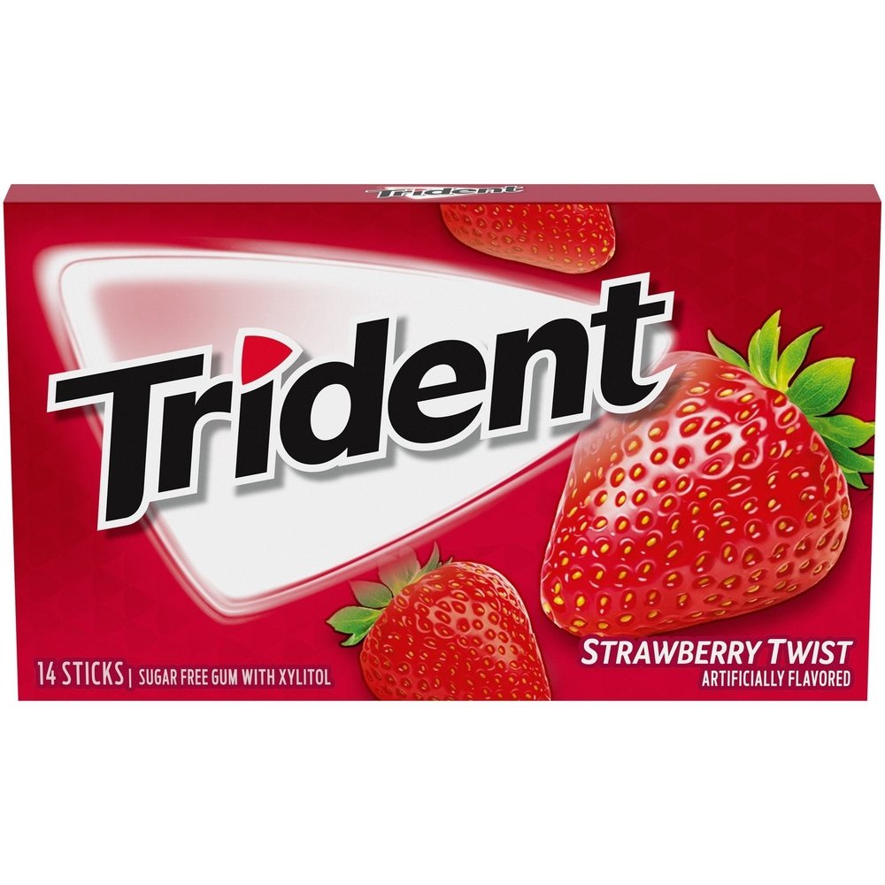 Trident Chewing-Gums Strawberry Twist - My American Shop