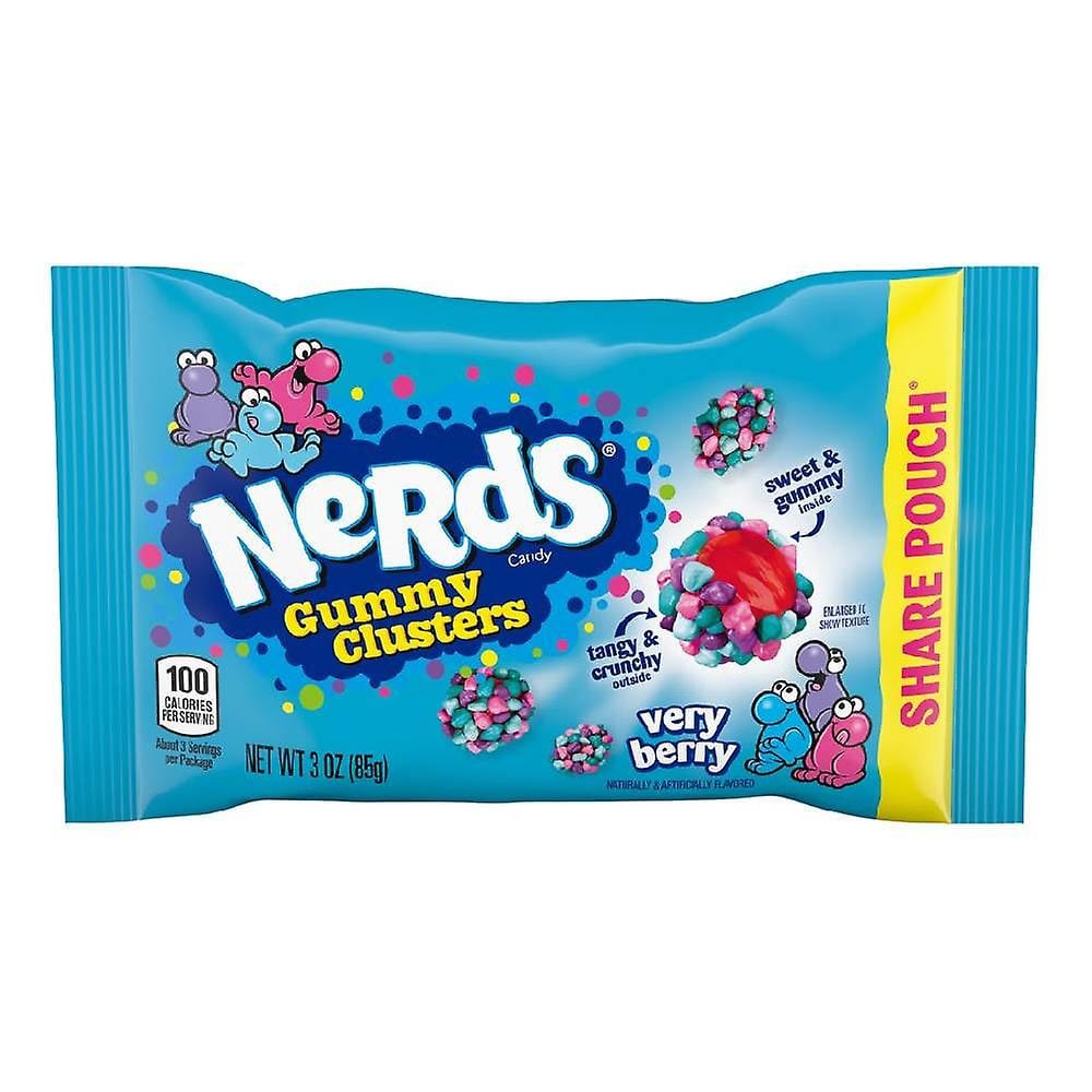 Wonka Nerds Gummy Clusters Very Berry - My American Shop