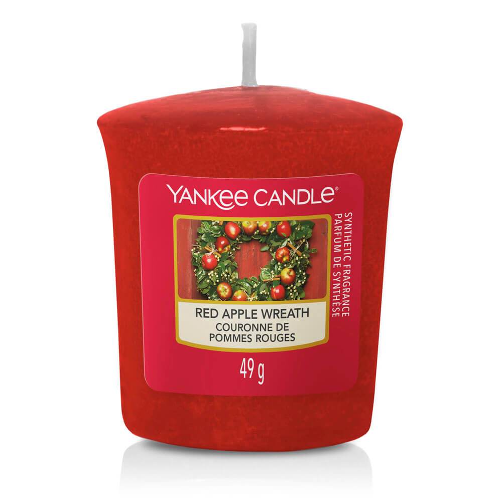 Yankee Candle Red Apple Wreath Votive - My American Shop
